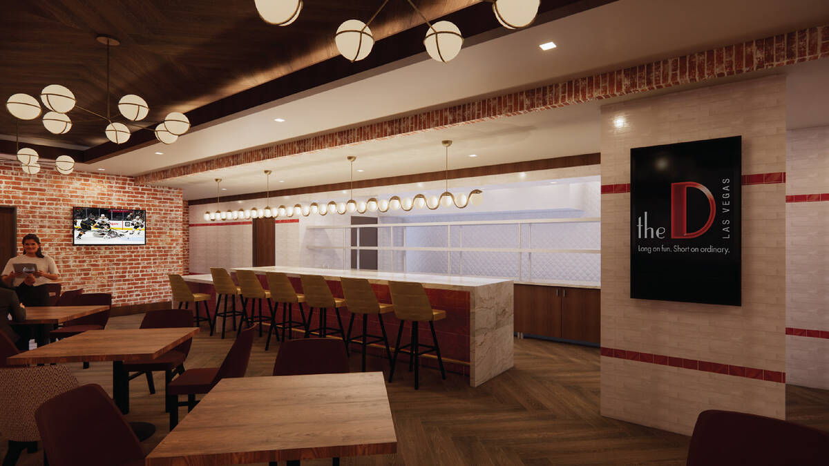 A rendering of the dining room at Bacon Nation, a 24/7 restaurant with dozens of bacon dishes, ...