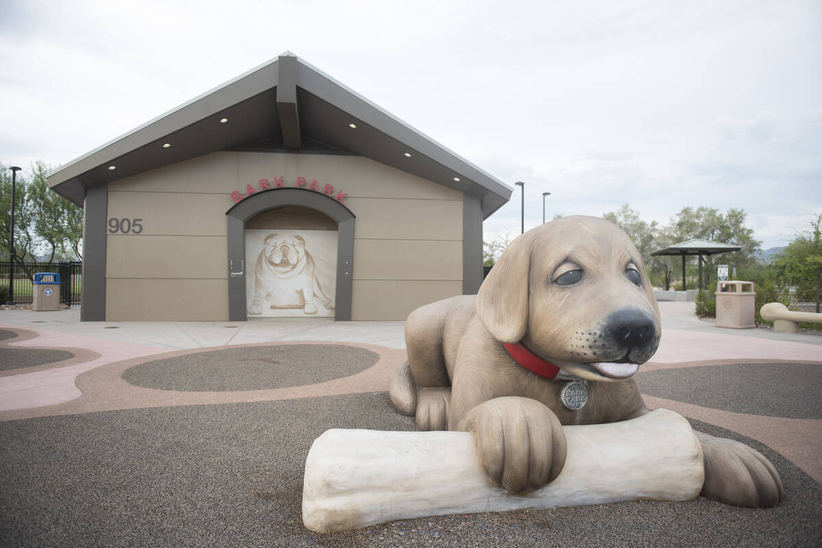 Heritage Bark Park at 300 Racetrack Road in Henderson is shown on Saturday, July 2, 2015. (Jas ...