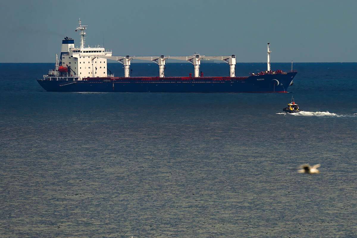 Kapal pertama dengan biji-bijian Ukraina dibersihkan untuk berlayar ke Lebanon