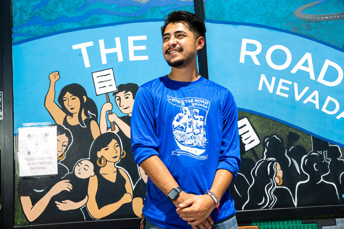 Jose Rivera, the coordinator for the Eros Project, poses for a portrait at the Make the Road Ne ...