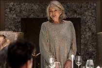 Martha Stewart addresses her guests during a media roundtable lunch ahead of opening night of h ...