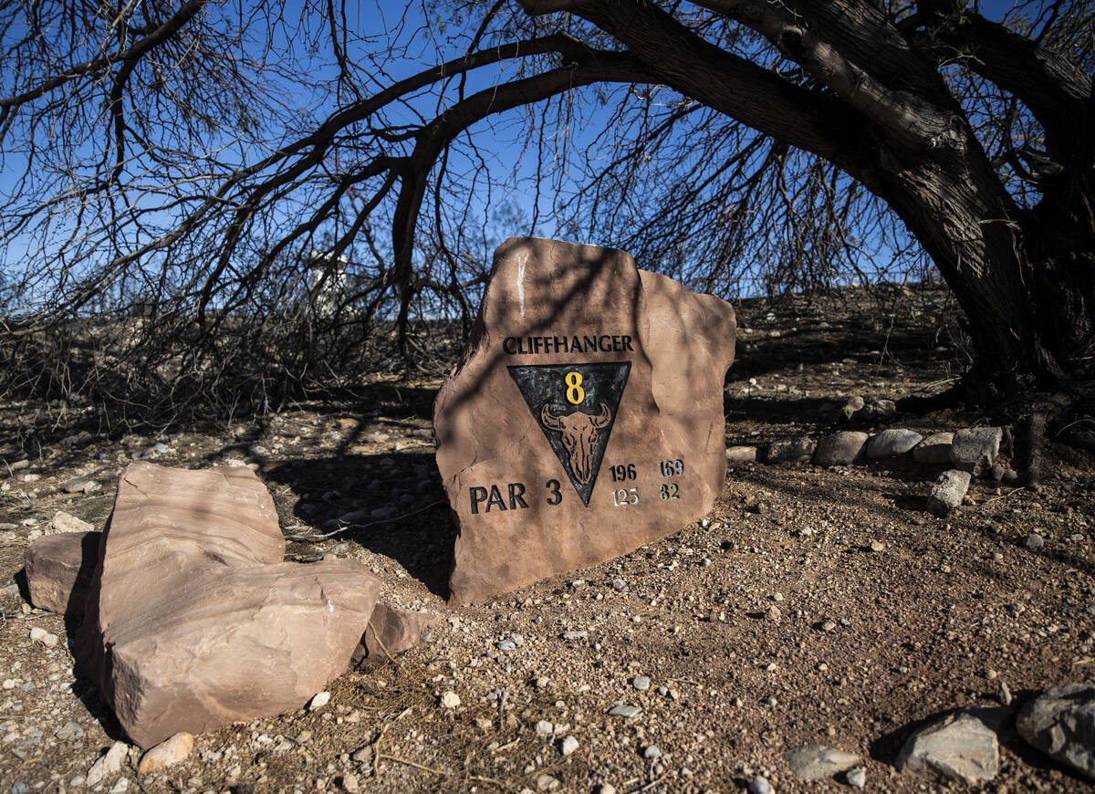 The land where the now defunct Badlands Golf Course lies empty on Wednesday, Sept. 29, 2021, in ...