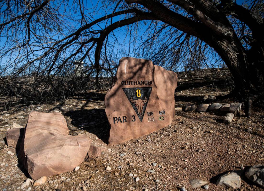 The land where the now defunct Badlands Golf Course lies empty on Wednesday, Sept. 29, 2021, in ...