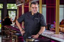 Chef Todd English about the bar in The Pepper Club restaurant within The English Hotel on Wedne ...