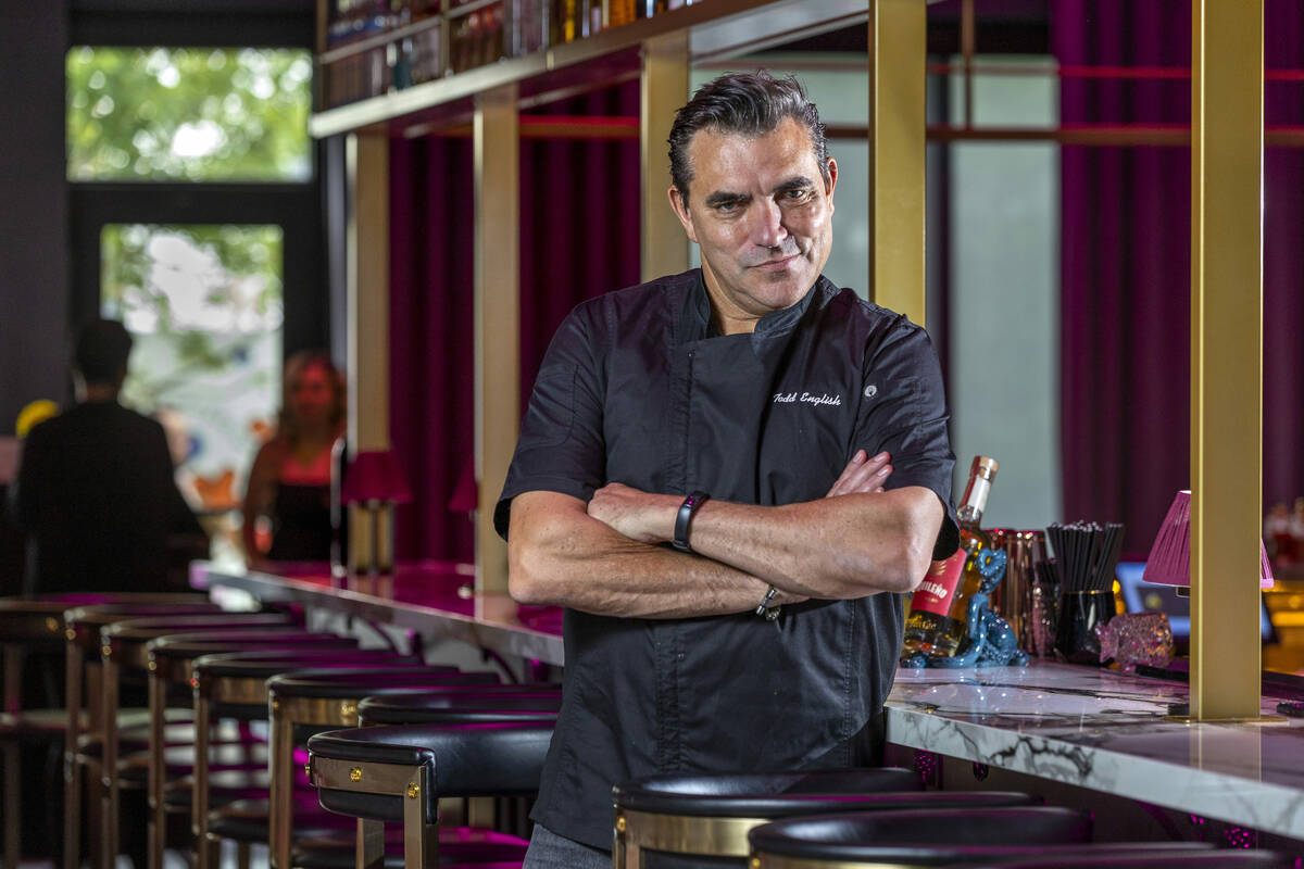 Chef Todd English about the bar in The Pepper Club restaurant within The English Hotel on Wedne ...