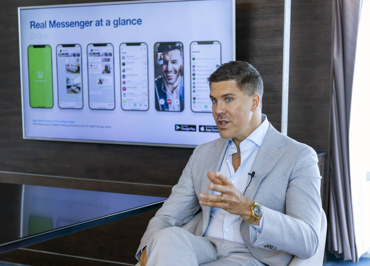 Former Bravo TV's Million Dollar Listing NY/LA star Fredrik Eklund speaks within the Aria about ...