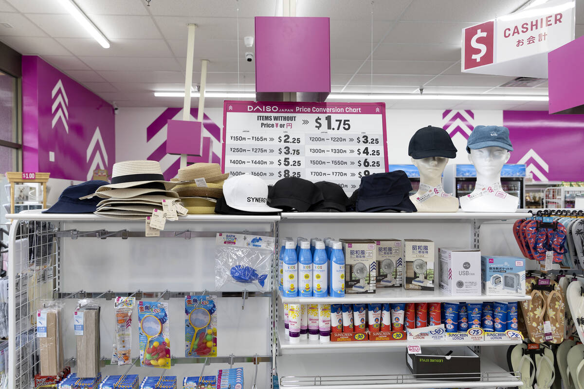 Daiso, a Japanese discount store in Arroyo Market Square is open for business on Thursday, Aug. ...