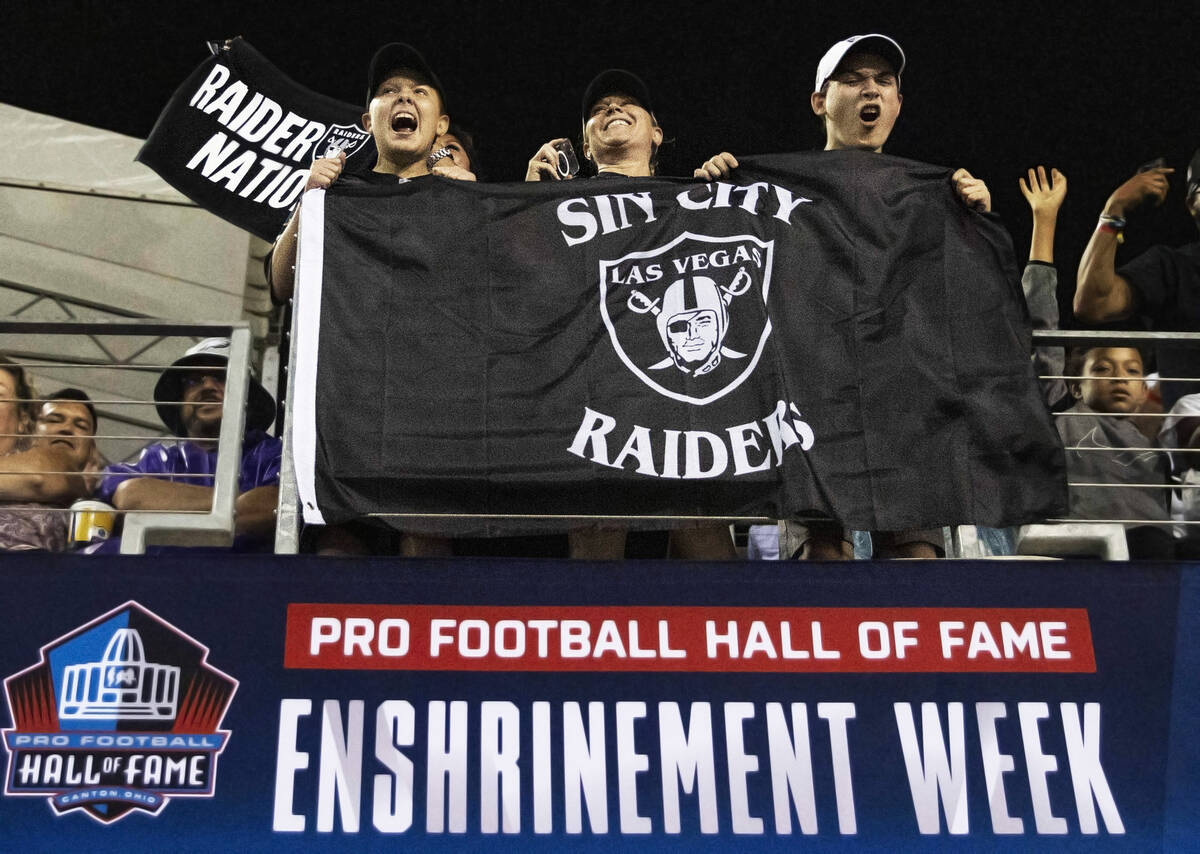 Raiders cruise to victory over Jaguars in Hall of Fame game