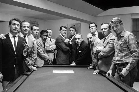 The cast of 1960's "Ocean's Eleven." (Warner Bros.)