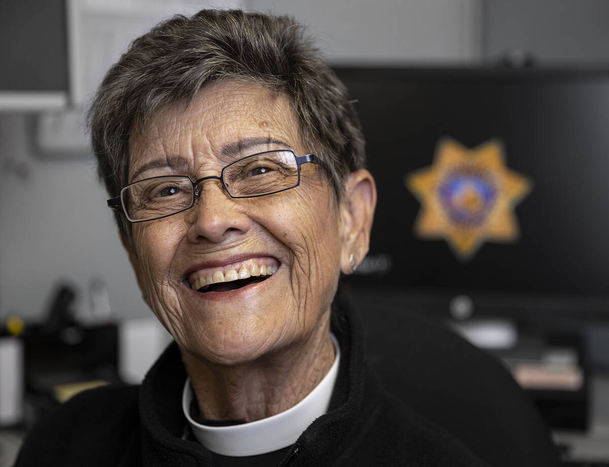 Bonnie Polley has been the chaplain at the Clark County Detention Center for nearly 40 years. P ...