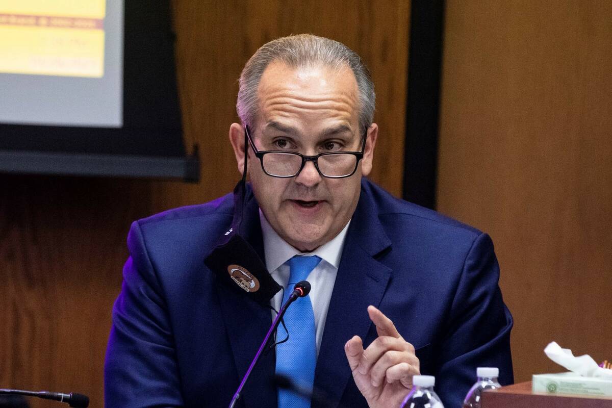 Superintendent Jesus Jara. (Bizuayehu Tesfaye/Las Vegas Review-Journal) @bizutesfaye
