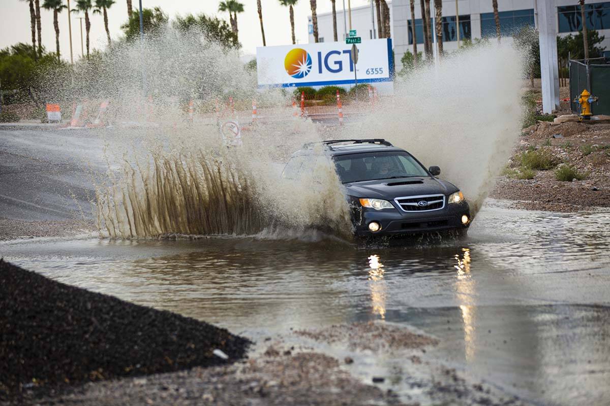 Monsoon conditions are expected return to the Las Vegas Valley this week, according to the Nati ...