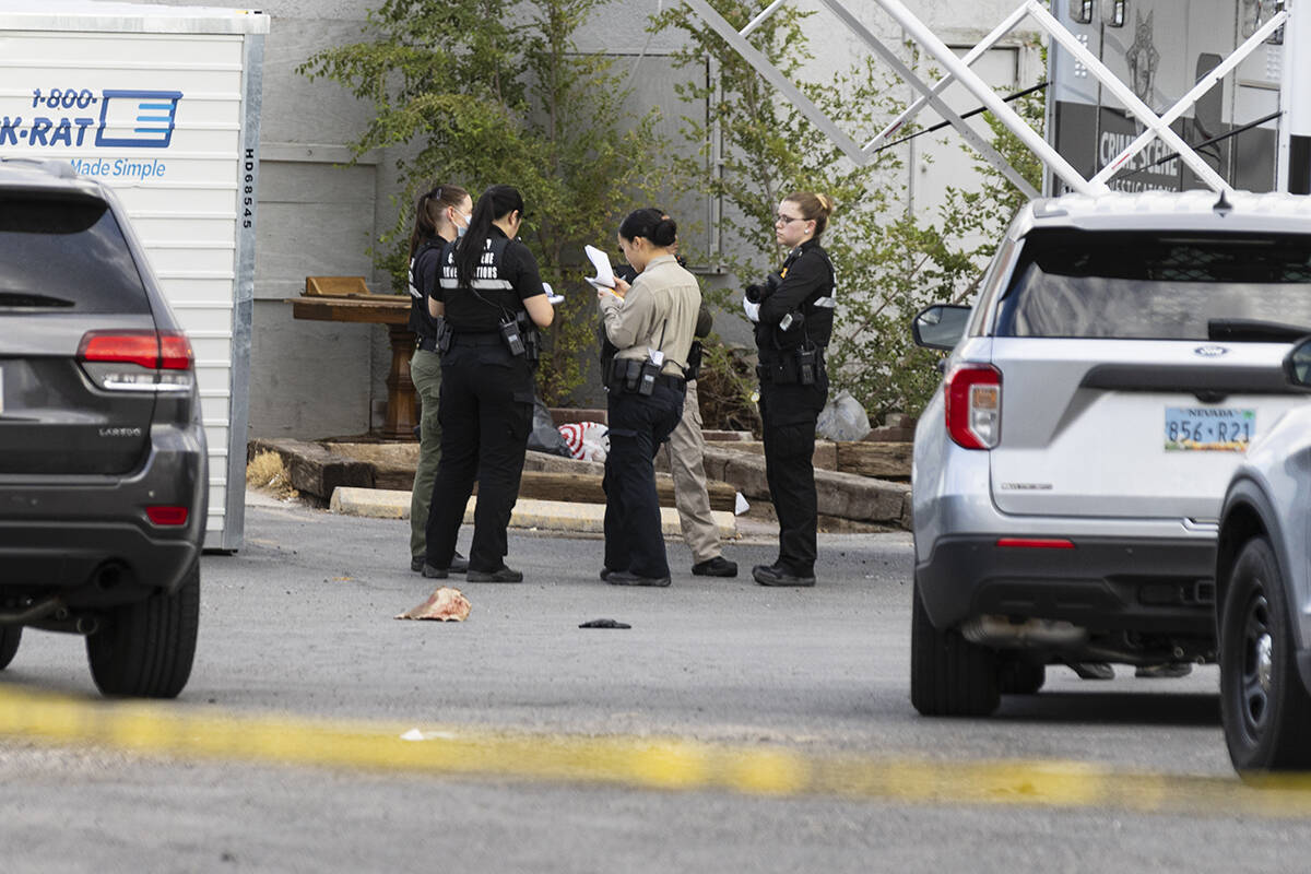 Las Vegas police is investigating a homicide after a man stabbed his father to death at Desert ...