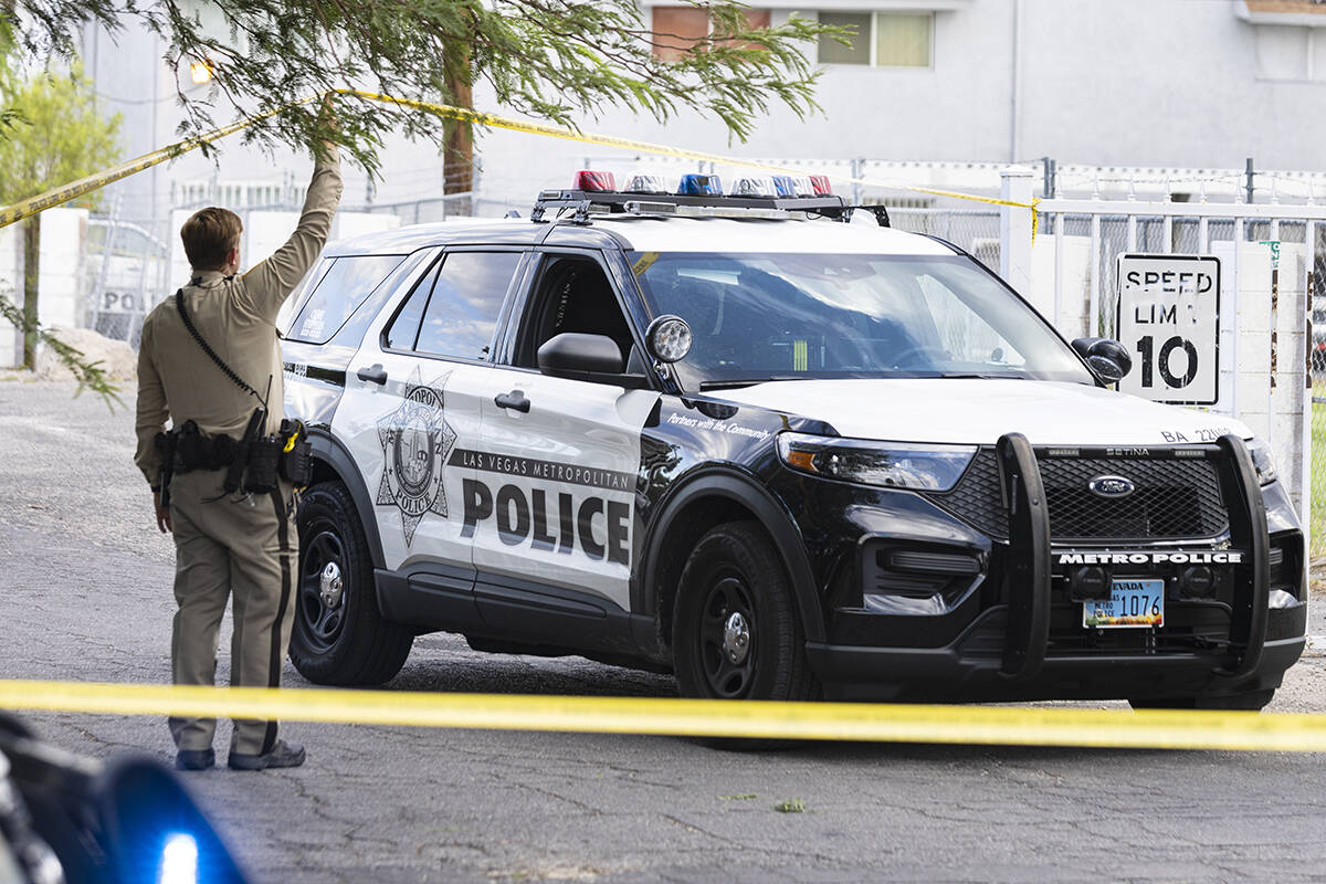 Las Vegas police is investigating a homicide after a man stabbed his father to death at Desert ...