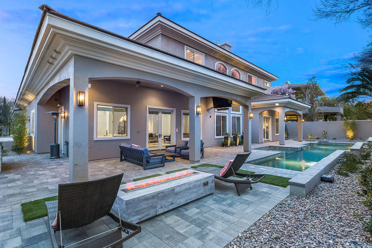 The home has a new outdoor kitchen. (Ivan Sher Group)