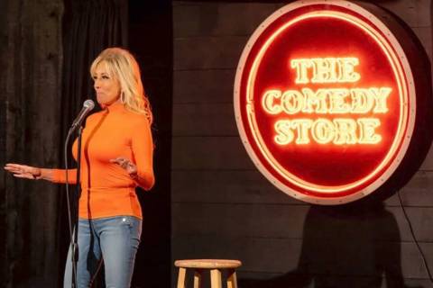 Stand-up comic Sandy Gelfound, a former Raiderette from the team's days in Los Angeles, is set ...