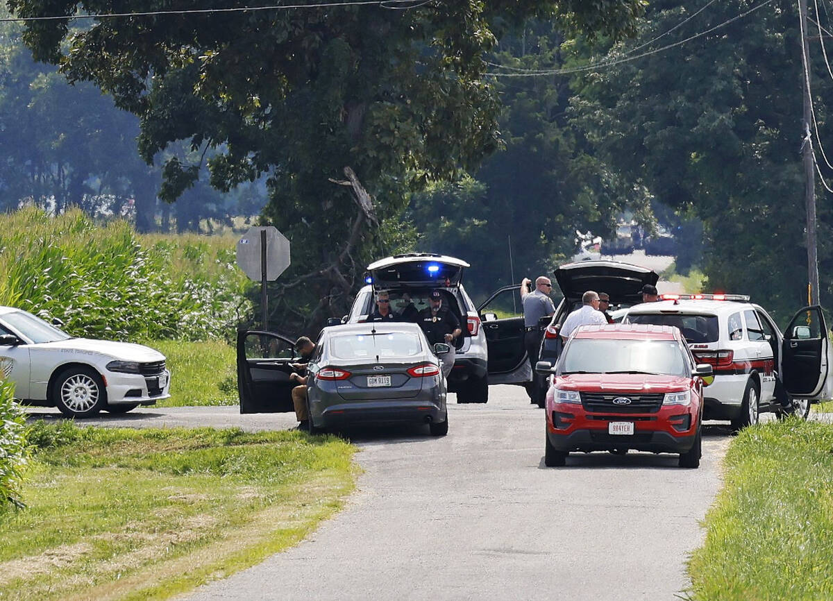 The area near Center and Smith roads was closed for hours during a standoff Thursday, Aug. 11, ...