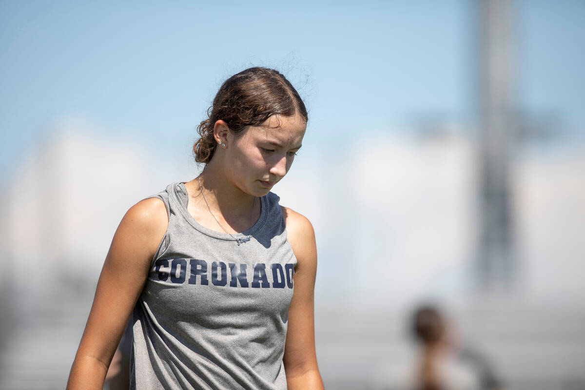 Xayla Black during Coronado High School's girls soccer practice on Tuesday, Aug. 16, 2022, in L ...