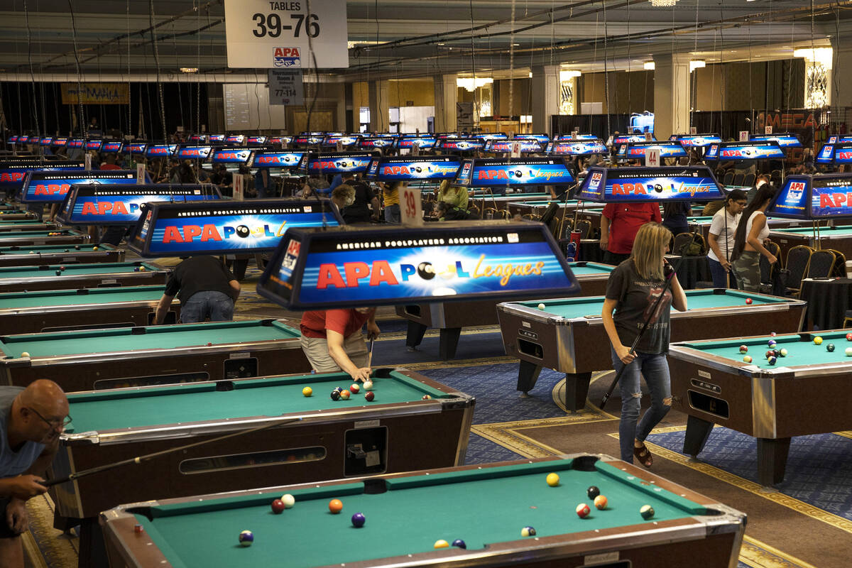The American Poolplayers Association World Pool Championships is underway at Westgate on Friday ...