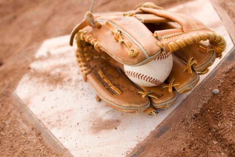 Baseball Glove on Diamond Plate. (Getty Images)