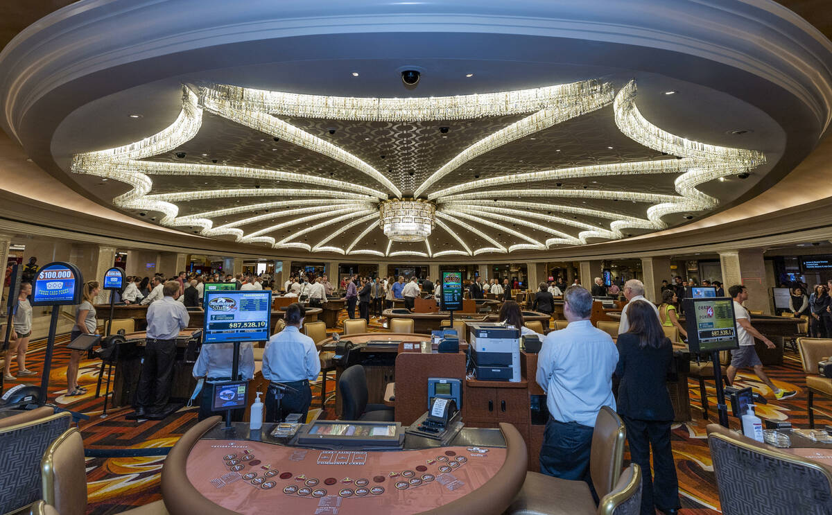 Caesars Palace casino dome renovation complete; 1st bet wins, Casinos &  Gaming