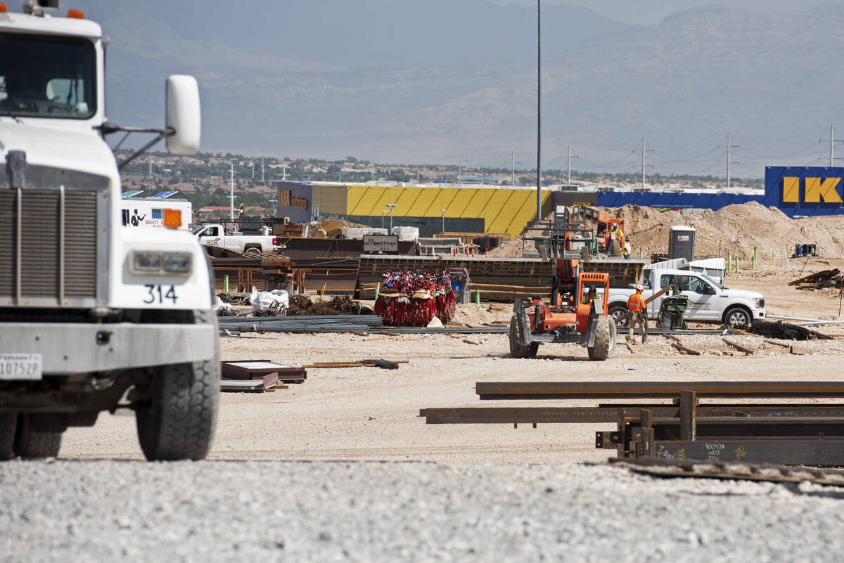 Construction on Station Casinos' new Durango hotel-casino on Friday, Aug. 12, 2022, in Las Vega ...