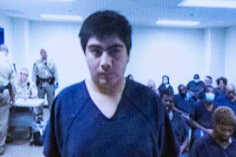Jonathan Martinez Garcia, the student accused of attacking his teacher at Eldorado High School, ...