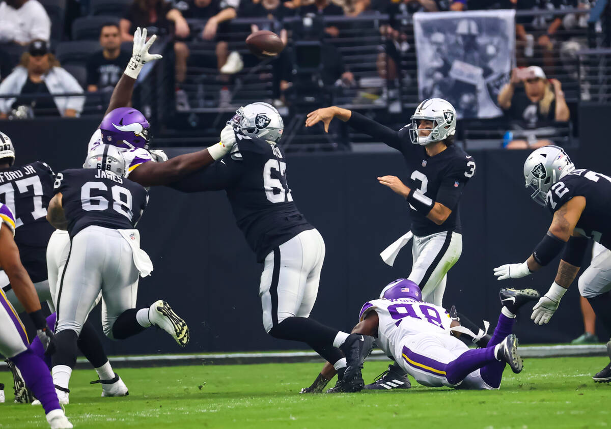 Raiders memenangkan pertandingan pembuka pramusim atas Viking