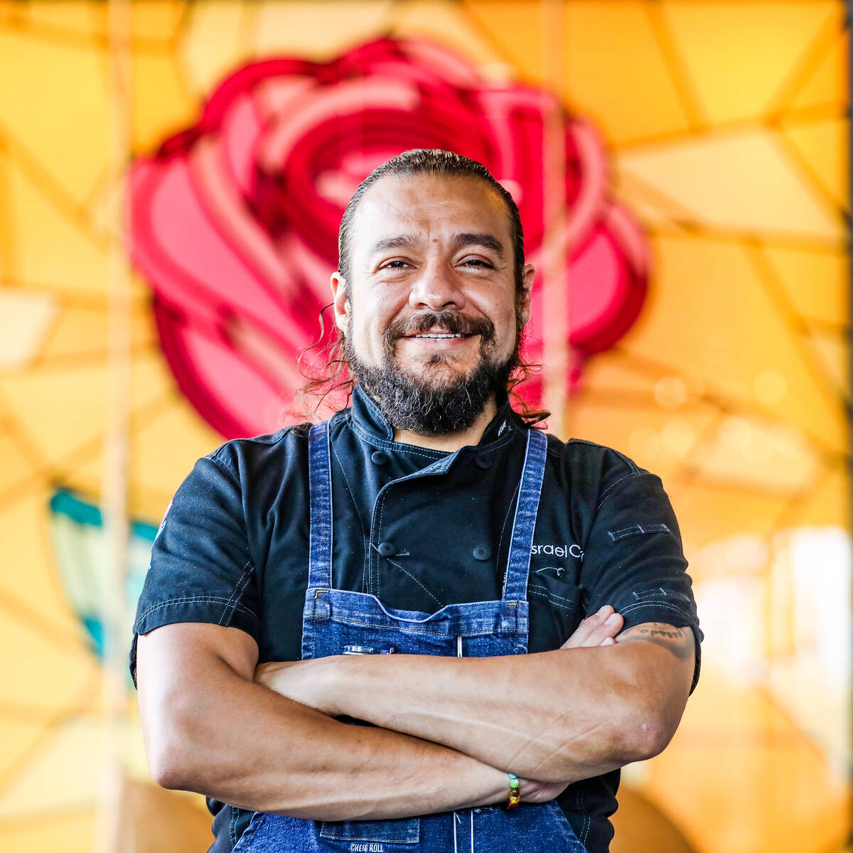 Chef Israel Castro at La Neta Cocina y Lounge in Las Vegas, Wednesday, July 20, 2022. (Rachel A ...