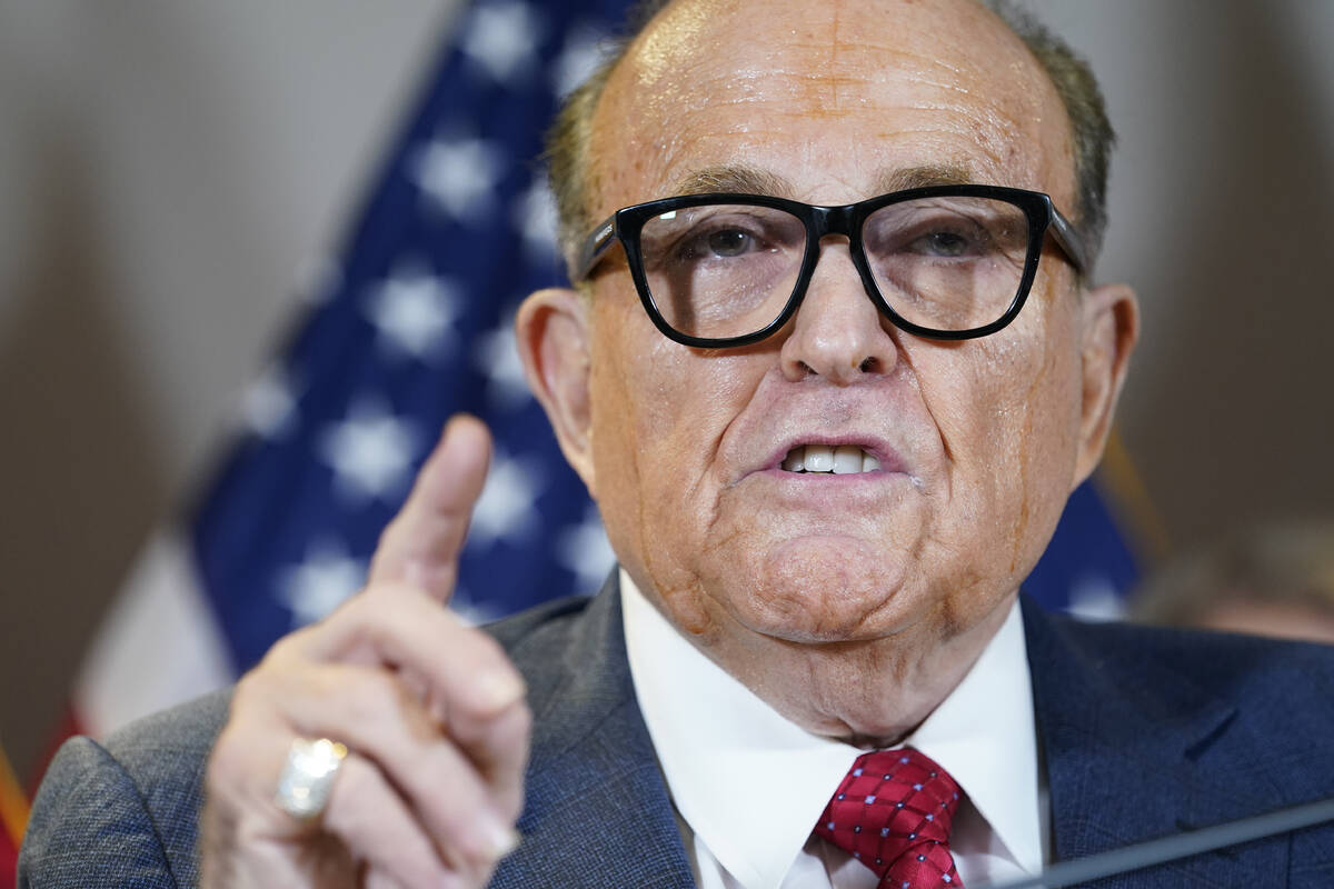 Rudy Giuliani Sasaran Investigasi Pemilu