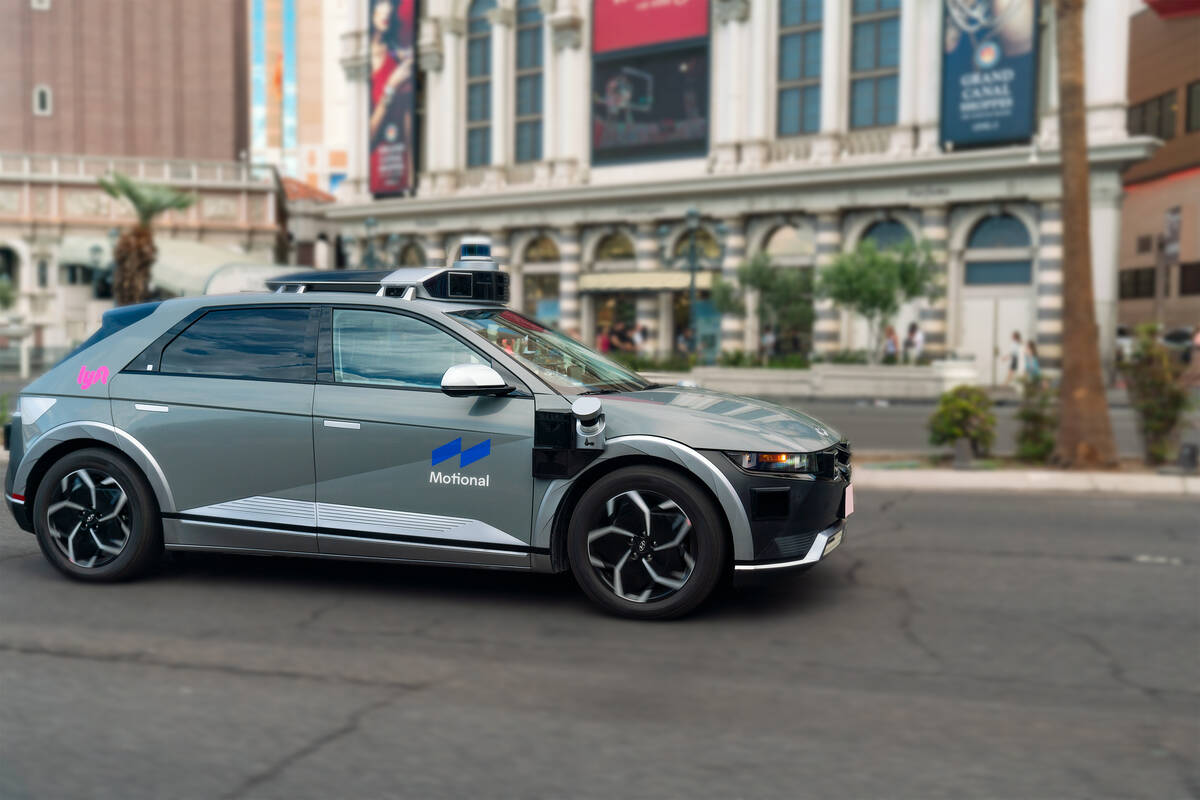 Motional’s new all-electric Hyundai IONIQ 5 autonomous vehicle launched in Las Vegas Tuesday ...