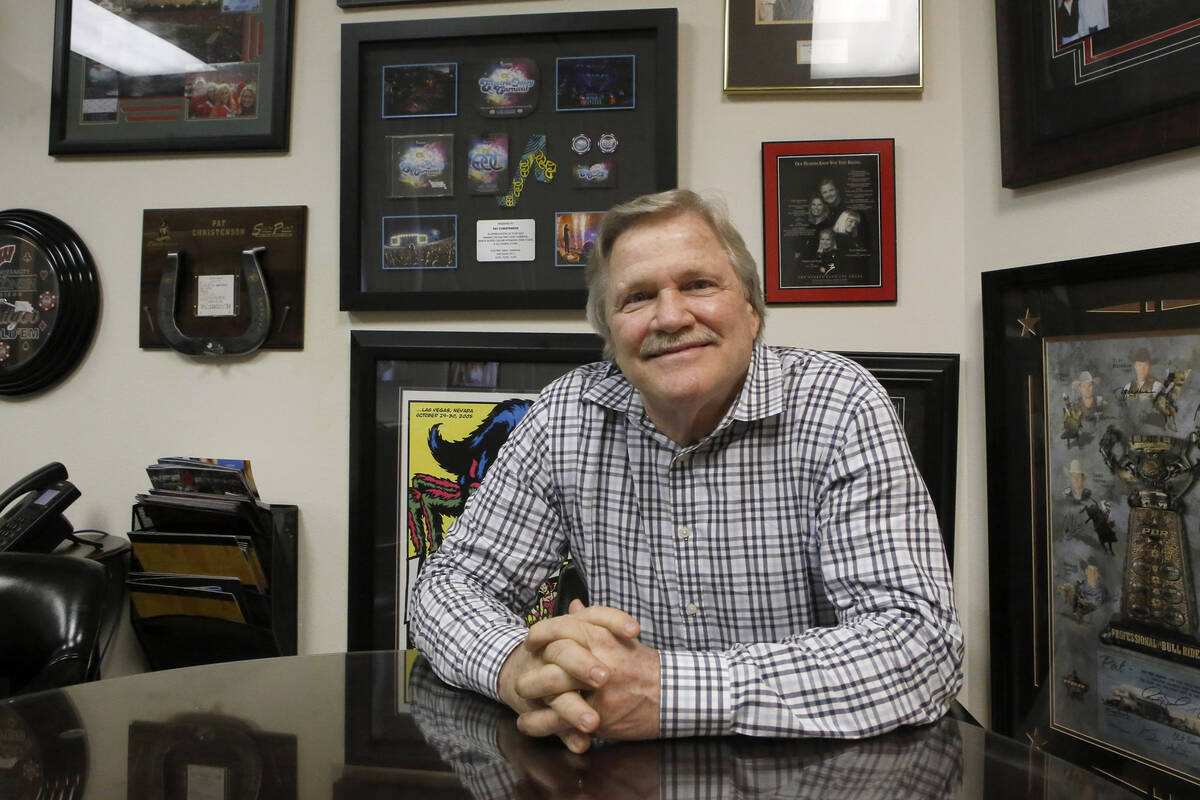 Pat Christenson, presiden Las Vegas Events, pensiun