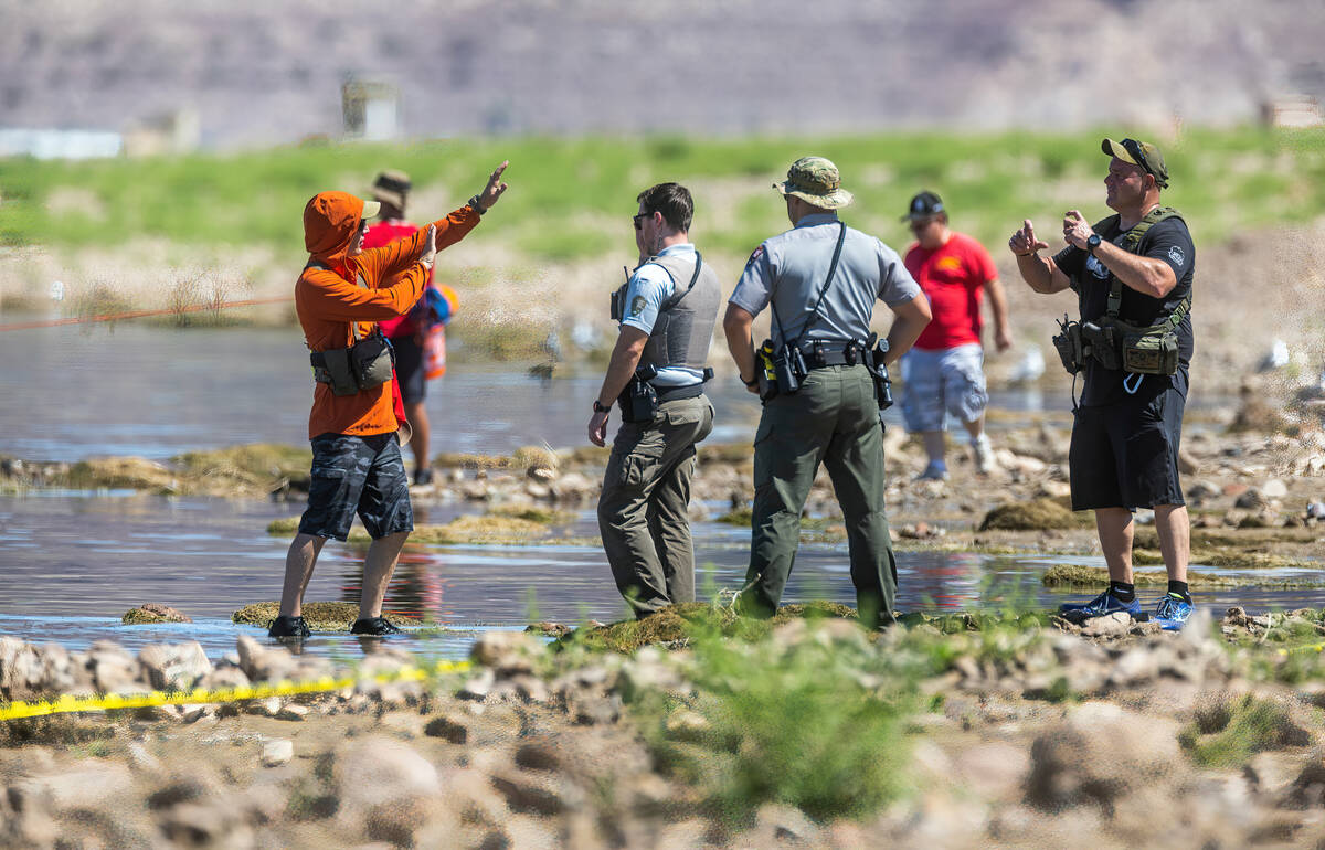 The shoreline is active as authorities are assessing what were described as skeletal remains fo ...