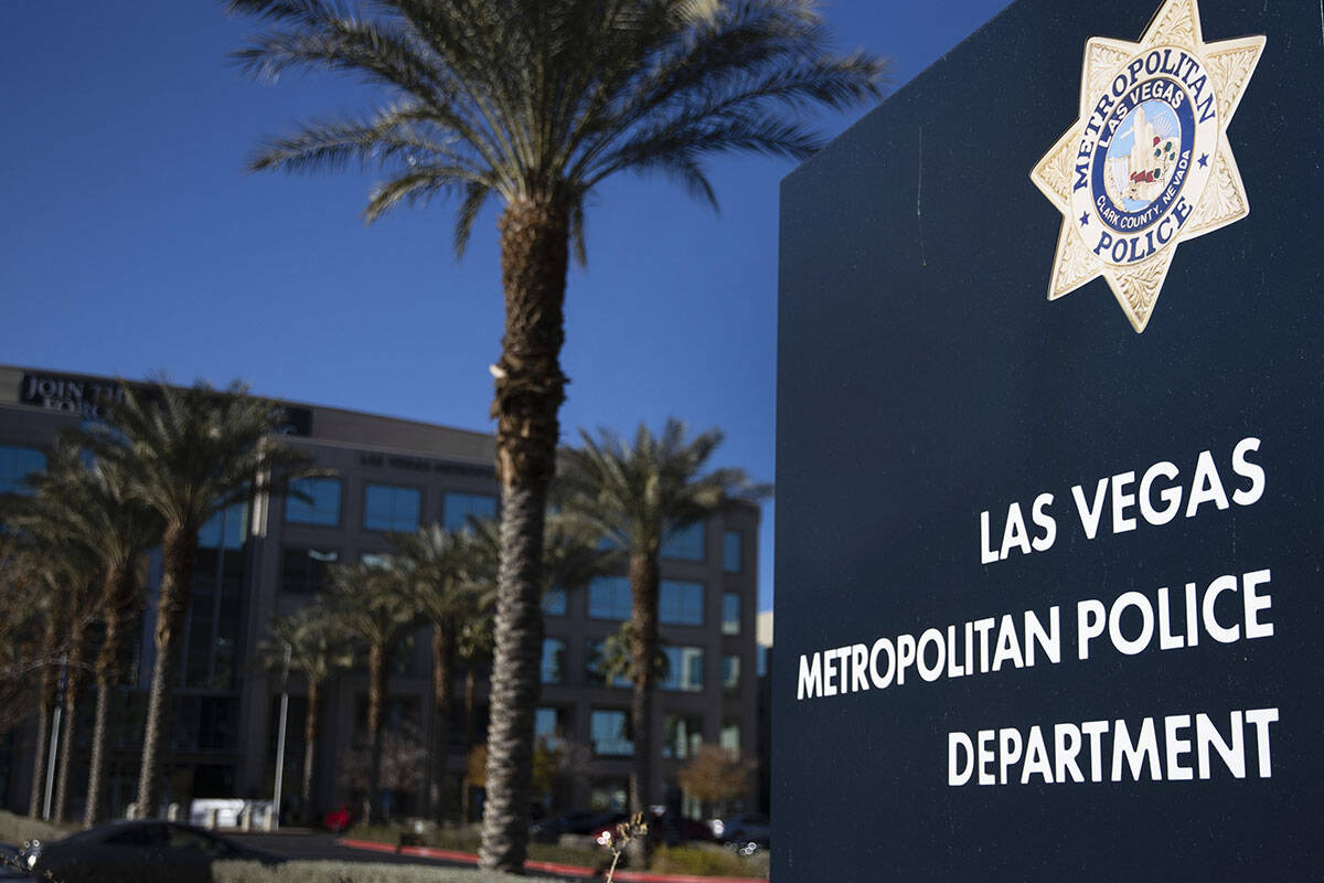 Metropolitan Police Department (Bizuayehu Tesfaye/Las Vegas Review-Journal) @bizutesfaye