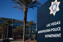 Metropolitan Police Department (Bizuayehu Tesfaye/Las Vegas Review-Journal) @bizutesfaye