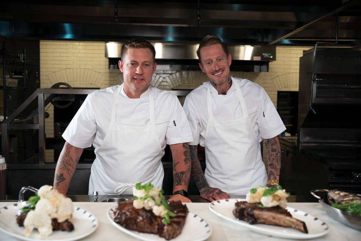 Chefs and brothers Bryan, left, and Michael Voltaggio are returning to Bellagio in Las Vegas fo ...