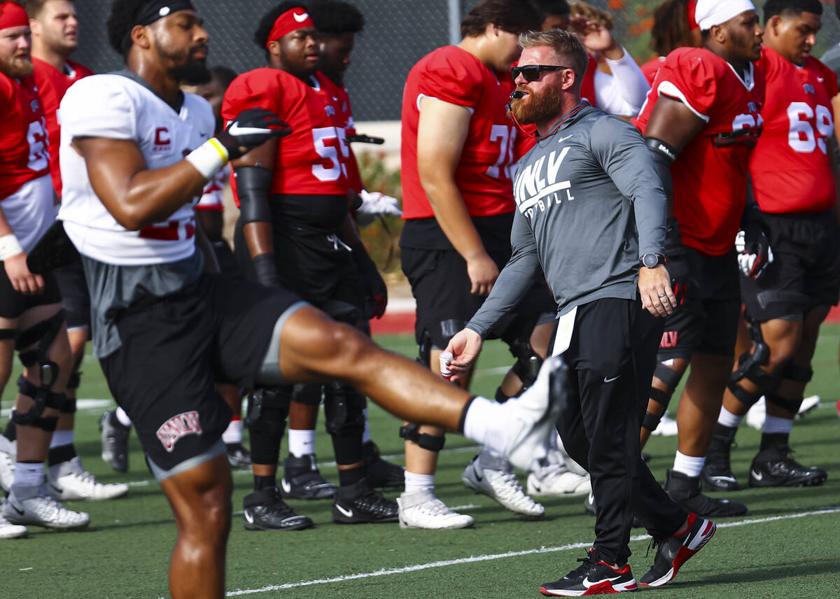 UNLV football strength coach Matt Fyle makes strong difference, Ed Graney, Sports