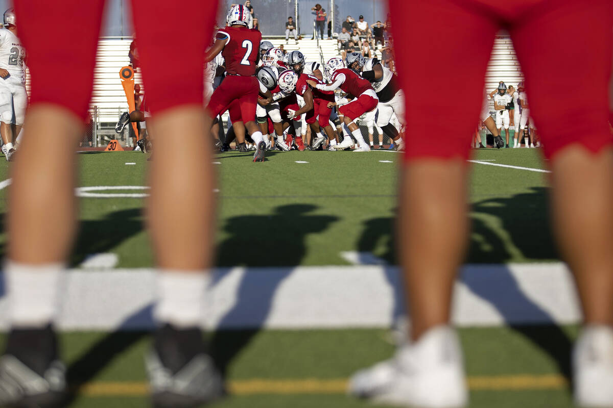 Liberty’s defense overtakes Palo Verde’s offense during a Class 4A high school football gam ...