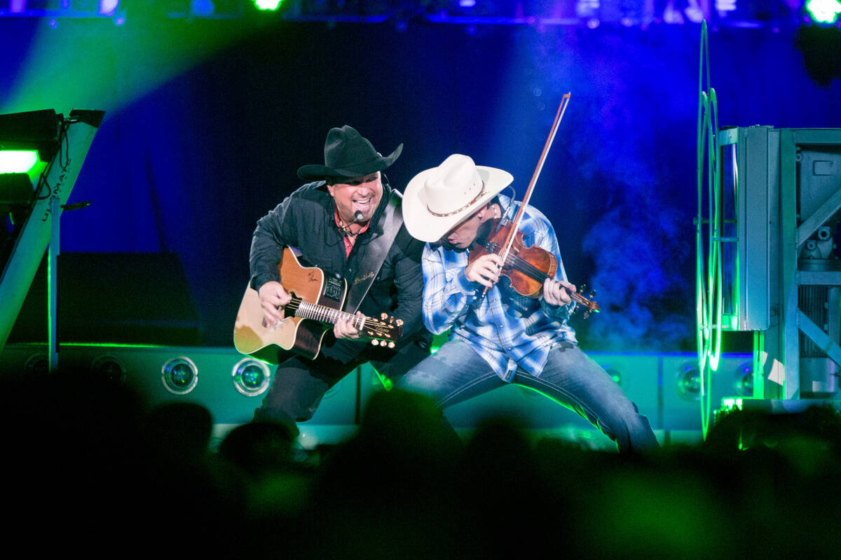 Garth Brooks sold 65,000 tickets in 75 minutes to his upcoming concert at Allegiant Stadium. (E ...