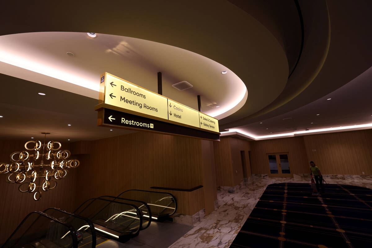 The new meetings and conventions space at Circa in downtown Las Vegas Monday, Aug. 22, 2022. (K ...