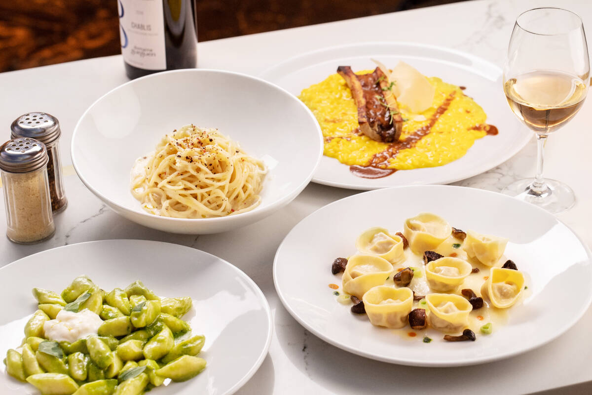 Chef Angelo Auriana will draw on pasta dishes at Brera Osteria in The Venetian to create the Ch ...