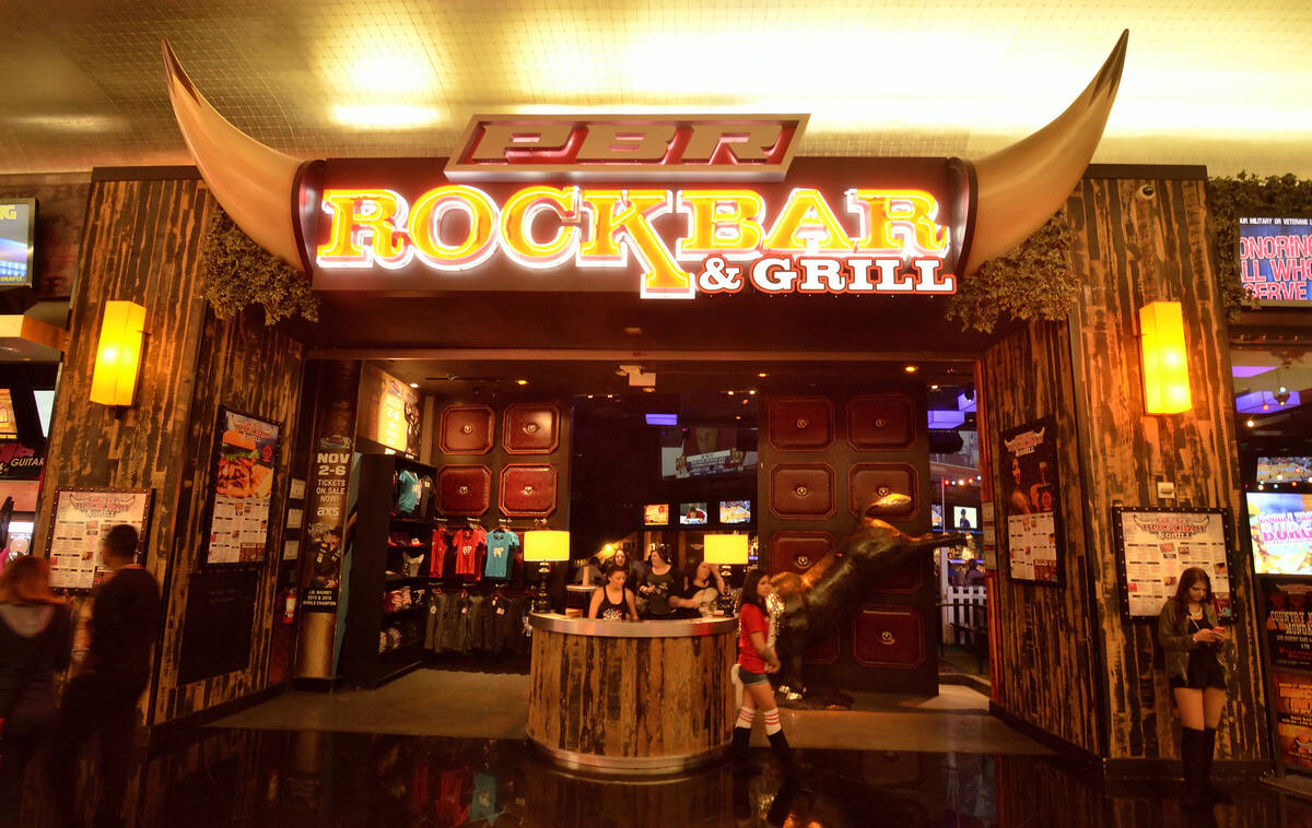 The entrance to the PBR Rock Bar is shown at the Planet Hollywood hotel-casino at 3663 Las Vega ...