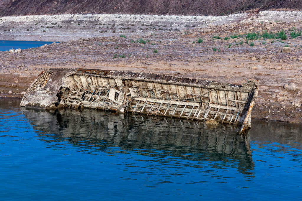 A previously sunken World War II-era Higgins landing craft that once was 185 feet below the sur ...