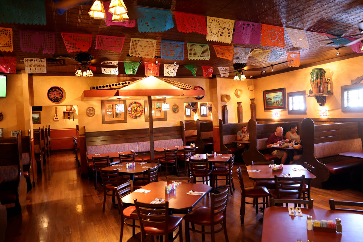 Lindo Michoacan at 10082 W. Flamingo Road in Las Vegas is shown Tuesday, Aug. 30, 2022. The res ...