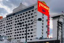 This March 14, 2020, file photo shows Fremont hotel-casino in Las Vegas. (L.E. Baskow/Las Vega ...