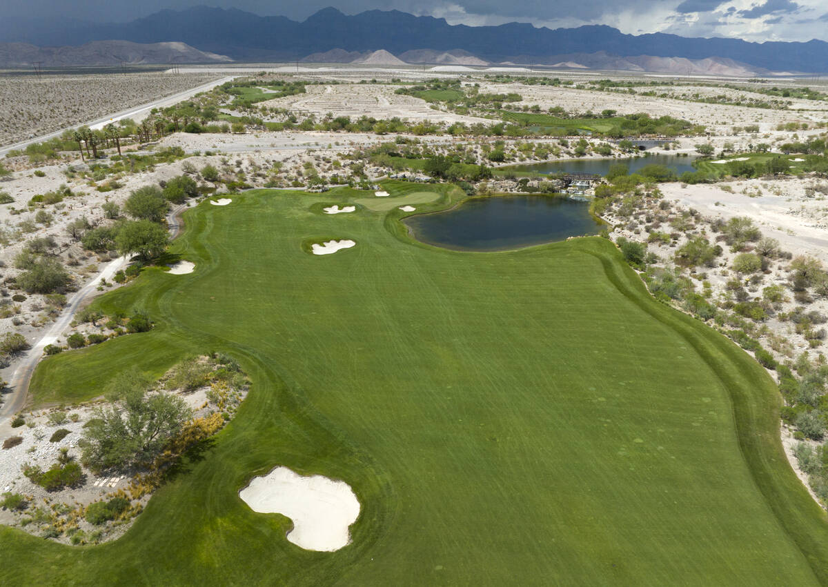 Coyote Springs Golf Club is seen near the intersection of U.S. 93 and State Route 168 on Wednes ...
