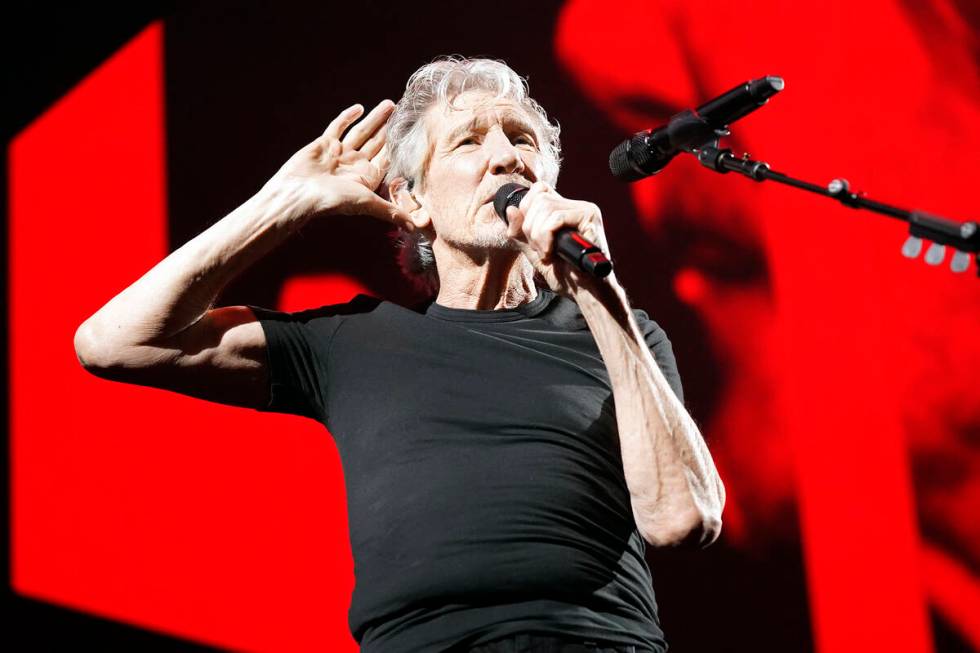 Roger Waters performs at the United Center on Tuesday, July 26, 2022, in Chicago. (Photo by Rob ...