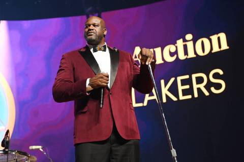 Shaquille O'Neal is shown at "The Event," a benefit concert for the Shaq Foundation a ...