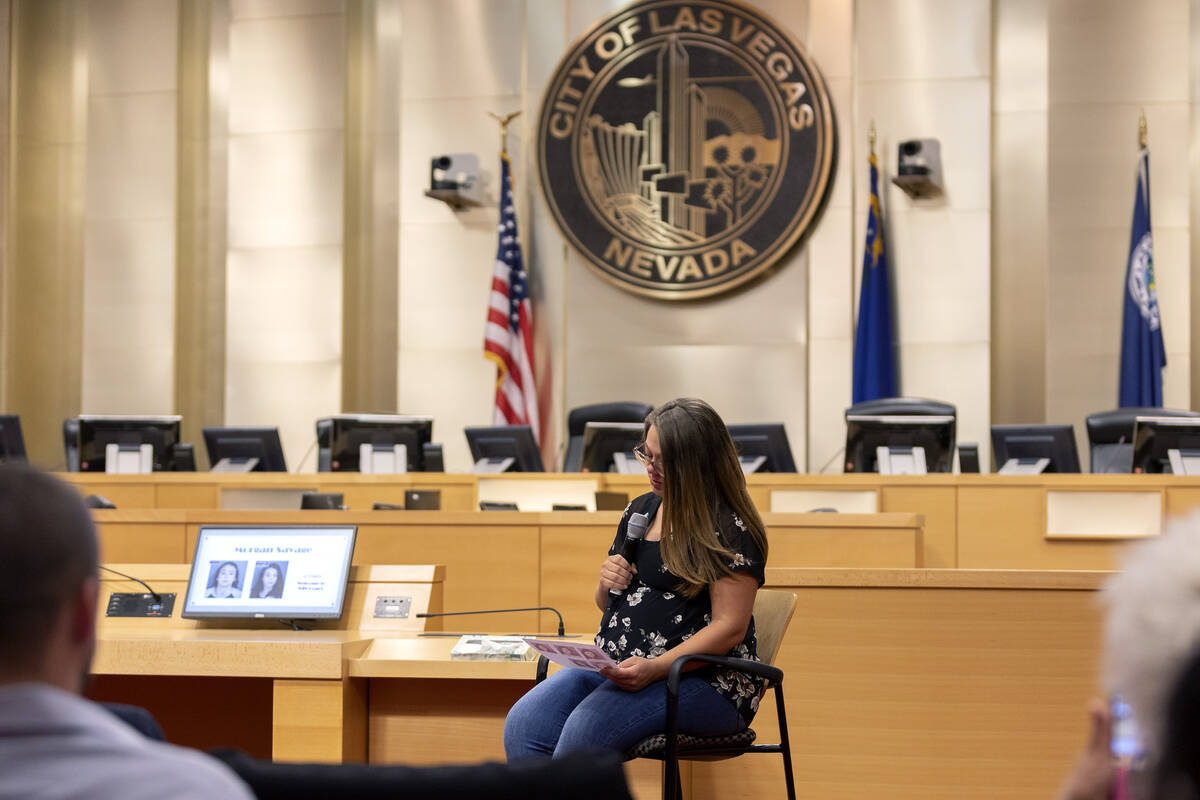 Morgan Savage takes a moment to look at her mug shots as a symbol of how far she has come durin ...