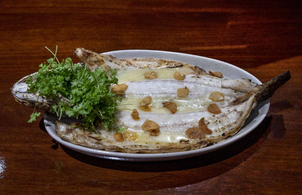 Lubina a la Donostiarra created with the guidance of chef Stephanie Sandfrey of Jaleo in The Co ...